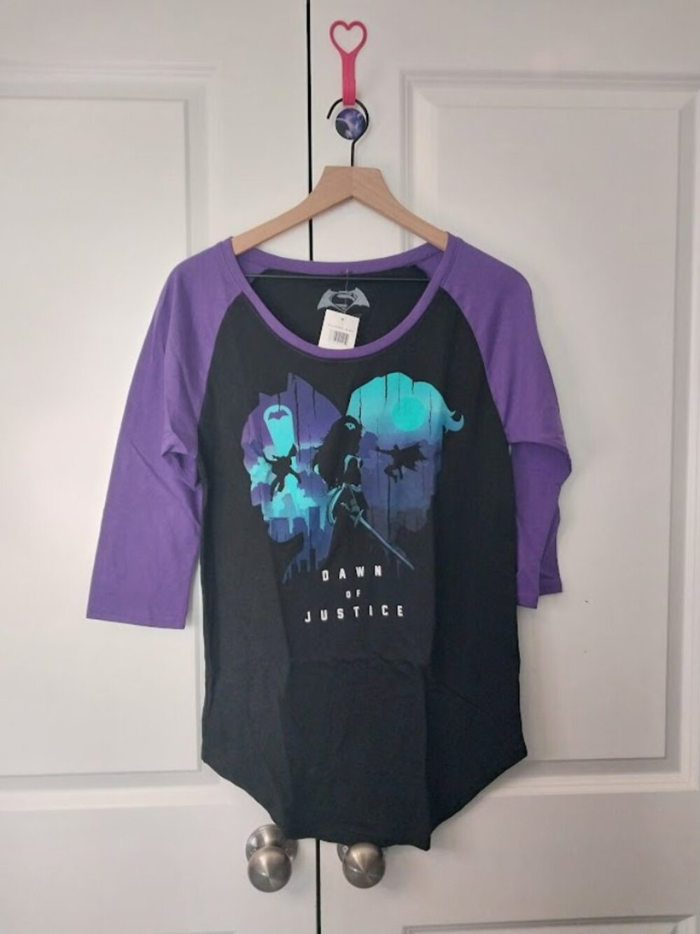 DC Comic Dawn of Justice Shirt Juniors
